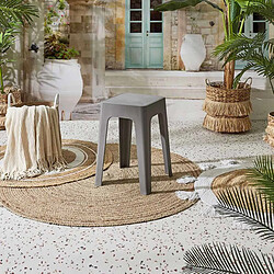 Acheter The Home Deco Factory Lot de 6 Tabourets Empilables Spectra 47cm Gris