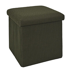 Paris prix Pouf coffre pliable - Kaki