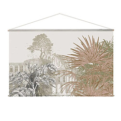 Paris Prix Toile Murale à Suspendre Palmeira 90x150cm Multicolore