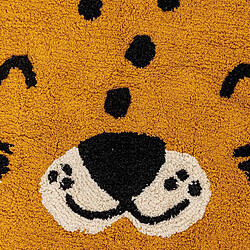 Atmosphera Tapis Déco Enfant Léopard 90cm Ocre