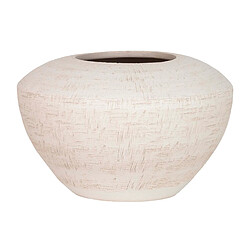 Alexandra House Living Vase en céramique blanche 32 x 32 x 19 cm