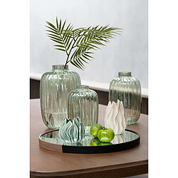 Paris Prix Vase Design en Verre Lignes 30cm Vert