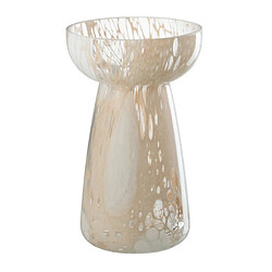 Paris Prix Vase Haut en Verre Santorin 17cm Beige