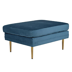 Paris prix Pouf velours Boom - Bleu