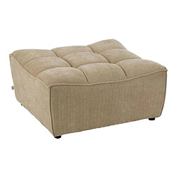 Paris prix Pouf matelassé Grid - Beige foncé