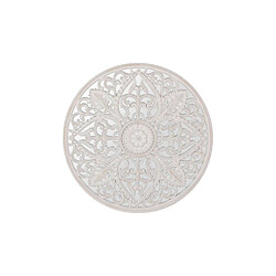 Alexandra House Living Cadre photo ajouré en bois avec miroir 65 x 3 x 65 cm