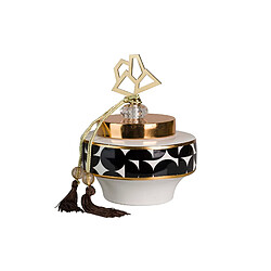 Alexandra House Living Céramique géométrique Tibor 18 x 18 x 22 cm