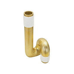 Paris Prix Vase Design en Résine Bann 30cm Or