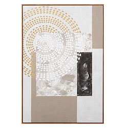 Alexandra House Living Peinture abstraite peinte à 80 % à la main, 80 x 4 x 120 cm