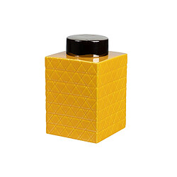 Alexandra House Living Céramique Tibor jaune 19 x 19 x 31 cm