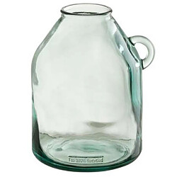 Paris Prix Vase Cylindrique Design Anse 25cm Transparent