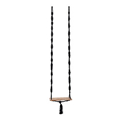 Paris Prix Balançoire Déco en Bois Albasia 220cm Noir