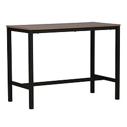Paris Prix Table de Bar Camden 120cm Noyer