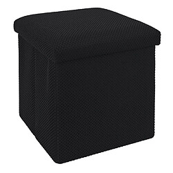 Paris prix Pouf-coffre pliable - Noir