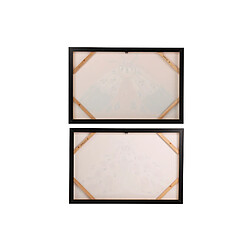 Alexandra House Living Ensemble de 2 tableaux de papillons avec cadre noir 90 x 4 x 60 cm