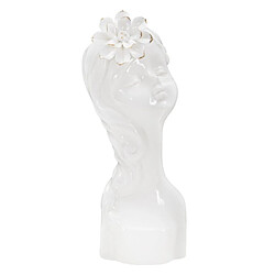 Paris Prix Vase Déco en Porcelaine Young Lady 24cm Blanc