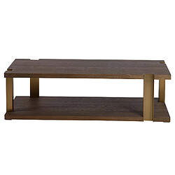 Alexandra House Living Table basse en MDF et acier inoxydable. Noblesse 130 x 70 x 38 cm