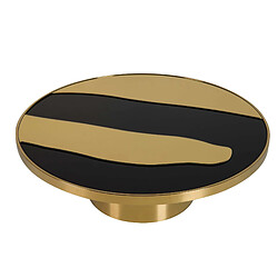 Alexandra House Living Table basse en acier inoxydable doré 100 x 100 x 33 cm