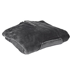 Paris Prix Plaid Déco Poncho 130x170cm Gris