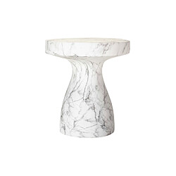 Alexandra House Living Table d'appoint blanche Sedit 51 x 51 x 55 cm