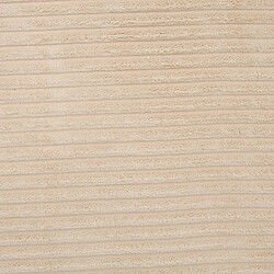 Avis Atmosphera Pouf Arche Velours Côtelé Sevi 43cm Beige Clair