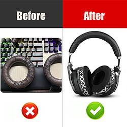 Inf Coussinets pour casque Corsair - Noir pas cher
