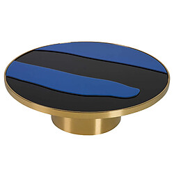 Alexandra House Living Table basse en acier inoxydable doré 100 x 100 x 33 cm