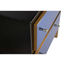 Alexandra House Living Table d'appoint miroir Eternia en acier inoxydable 65 x 45 x 62 cm