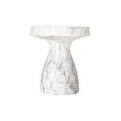 Alexandra House Living Table d'appoint blanche Sedit 51 x 51 x 55 cm
