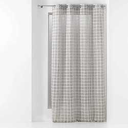 Paris Prix Rideau Voilage à Œillets Karrona 140x240cm Taupe