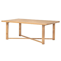 Alexandra house living Table de salle à manger en bois - Naturel
