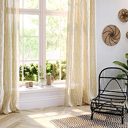 Atmosphera Rideau Voilage à Œillets Safari 140x240cm Ocre