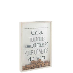 Paris Prix Cadre Déco en Bois Bouchons 65cm Beige