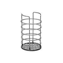 Five Simply Smart Pot Range Couverts Métal Chromé Gris