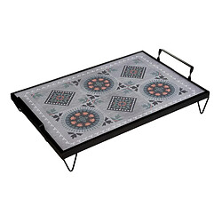 Atmosphera Plateau de Service Green House 41cm Multicolore
