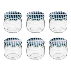 Five Simply Smart Lot de 6 Pots à Confiture en Verre Jarro 0,3L Transparent