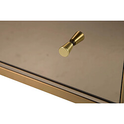 Alexandra House Living Table d'appoint miroir en acier inoxydable Prestine 65 x 45 x 62 cm