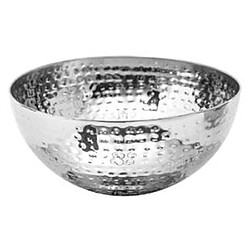 Secret De Gourmet Saladier en Inox Martelé 19cm Argent
