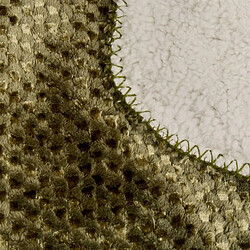 Atmosphera Plaid Sherpa en Flanelle Lyno 130x170cm Vert Kaki