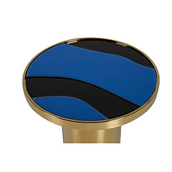 Alexandra House Living Table d'appoint en acier inoxydable doré 55 x 53 x 55 cm