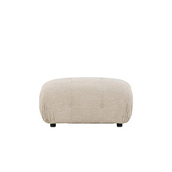 Acheter Paris prix Pouf module de canapé Mika - Beige