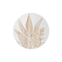 Alexandra house living Table d'appoint en bois - Naturel et blanc pas cher