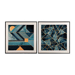 Alexandra House Living Ensemble de 2 peintures abstraites 60 x 2,8 x 60 cm