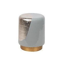 Alexandra House Living Tabouret/table d'appoint en métal vert 34 x 34 x 45 cm