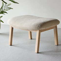 Paris prix Pouf Rile design - Beige pas cher
