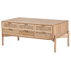 Alexandra House Living Table basse en MDF marron 110 x 56 x 45 cm