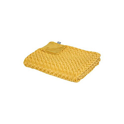 Atmosphera Plaid Imitation Fourrure Bouclée 180x230cm Ocre