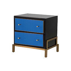 Alexandra House Living Table d'appoint miroir Eternia en acier inoxydable 65 x 45 x 62 cm