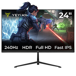 Yeyian Moniteur de jeu Fast IPS, 24" Full HD 240 Hz