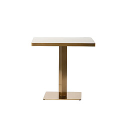 Alexandra house living table à manger marbre - Noir et or